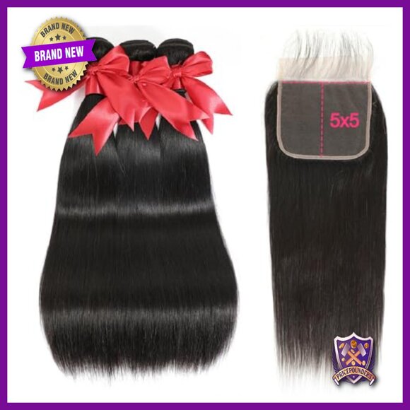 Brazilian Human Hair Extensions 12A Grade Straight 100% Virgin Hair main image 5